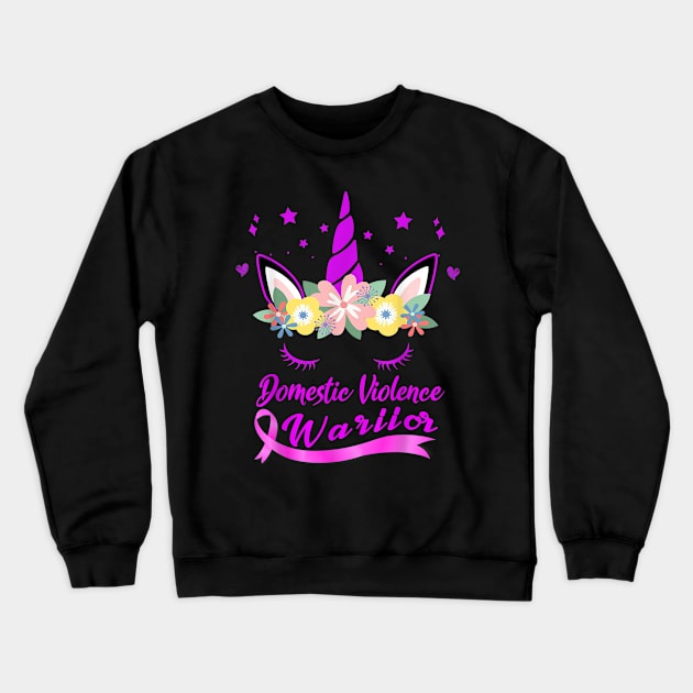 Domestic violence warrior Crewneck Sweatshirt by sevalyilmazardal